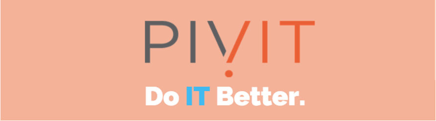 PivIT Logo banner newsletter orange